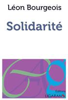 Couverture du livre « Solidarité » de Leon Bourgeois aux éditions Books On Demand