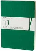 Couverture du livre « Carnet volant blanc (très grand format vert émeraude) » de Moleskine aux éditions Moleskine Papet