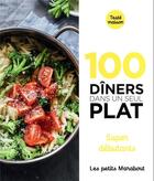 Couverture du livre « Les petits Marabout ; 100 dîners dans un seul plat : super débutants » de  aux éditions Marabout