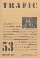 Couverture du livre « Revue Trafic T.53 » de Revue Trafic aux éditions P.o.l
