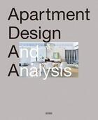 Couverture du livre « Apartment design and analysis » de  aux éditions Antique Collector's Club