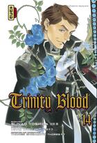 Couverture du livre « Trinity blood Tome 14 » de Sunao Yoshida et Kiyo Kyujo aux éditions Kana