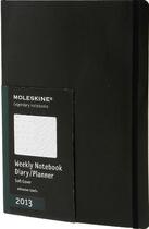 Couverture du livre « Agenda semainier carnet 2013 ; souple noir » de Moleskine aux éditions Moleskine Papet