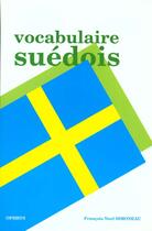 Couverture du livre « Vocabulaire suedois » de Simoneau aux éditions Ophrys