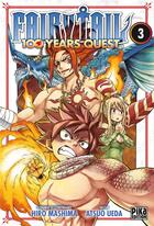 Couverture du livre « Fairy Tail - 100 years quest Tome 3 » de Hiro Mashima et Atsuo Ueda aux éditions Pika