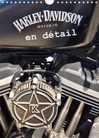 Couverture du livre « Harley Davidson en détail (Calendrier mural 2020 DIN A4 vertical) ; Les plus belles photos de détails des Harley Davidson dans un calendrier (Calendrier mensuel, 14 Pages ) » de  aux éditions Calvendo