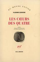 Couverture du livre « Les coeurs des quatre » de Sorokine V aux éditions Gallimard