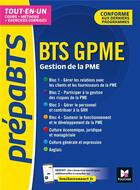 Couverture du livre « PREPABTS ; BTS GPME, gestion de la PME ; tout-en-un » de  aux éditions Foucher