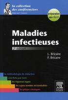 Couverture du livre « Maladies infectieuses (2e édition) » de Francois Bricaire et Leopoldine Bricaire-Dubreuil aux éditions Elsevier-masson