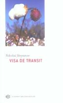 Couverture du livre « Visa de transit » de Nikolai Stoyanov aux éditions Esprit Des Peninsules