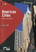 Couverture du livre « American cities livre+cd » de  aux éditions Cideb Black Cat