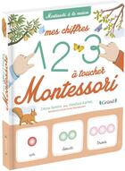 Couverture du livre « Mes chiffres a toucher montessori » de Santini/Kachel aux éditions Grund