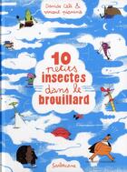 Couverture du livre « 10 petits insectes t.2 ; 10 petits insectes dans le brouillard » de Davide Cali et Pianina Vincent aux éditions Sarbacane