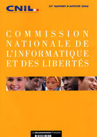 Couverture du livre « Commission nationale de l'informatique et des libertés ; 27e rapport d'activité » de  aux éditions Documentation Francaise