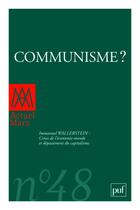 Couverture du livre « REVUE ACTUEL MARX n.48 ; communisme ? » de Revue Actuel Marx aux éditions Puf