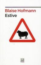 Couverture du livre « Estive » de Blaise Hofmann aux éditions Zoe