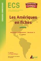 Couverture du livre « Les Amériques en fiches » de Jeannot et Regad-Pellagru aux éditions Breal