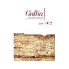 Couverture du livre « Gallia 66.2 » de  aux éditions Cnrs