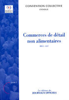 Couverture du livre « Commerces de détail non alimentaires ; brochure 3251, idcc 1517 (12e édition) » de  aux éditions Documentation Francaise