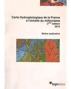 Couverture du livre « Carte hydrogeologique france » de  aux éditions Brgm