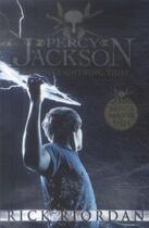 Couverture du livre « Percy jackson and the lightning thief (film tie-in) » de Rick Riordan aux éditions Children Pbs