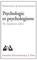 Couverture du livre « Psychologie et psychologisme » de  aux éditions Vrin