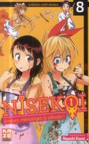 Couverture du livre « Nisekoi - amours, mensonges et yakusas ! t.8 » de Naoshi Komi aux éditions Crunchyroll