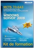 Couverture du livre « Kf mcts 70-643 Windows server 2008 » de Mackin+Desai aux éditions Microsoft Press