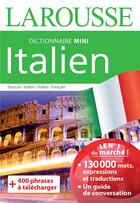 Couverture du livre « Dictionnaire mini italien » de  aux éditions Larousse