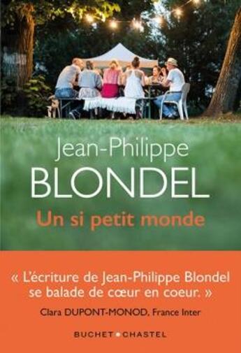 Couverture du livre « Un si petit monde » de Jean-Philippe Blondel aux éditions Buchet Chastel