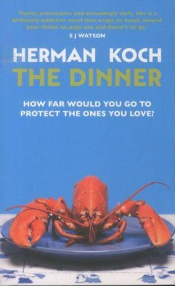 Couverture du livre « The dinner » de Herman Koch aux éditions Atlantic Books