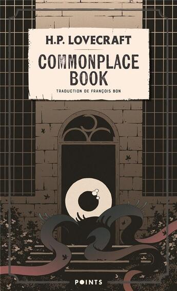 Couverture du livre « Commonplace book » de Howard Phillips Lovecraft aux éditions Points