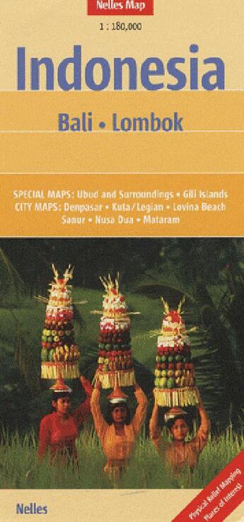 Couverture du livre « **indonesia bali - lombok » de Collectif aux éditions Nelles
