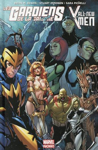 Couverture du livre « All new X-Men/les Gardiens de la Galaxie ; le procès de Jean Grey » de Sara Pichelli et David Marquez et Stuart Immonen et Brian Michael Bendis aux éditions Panini