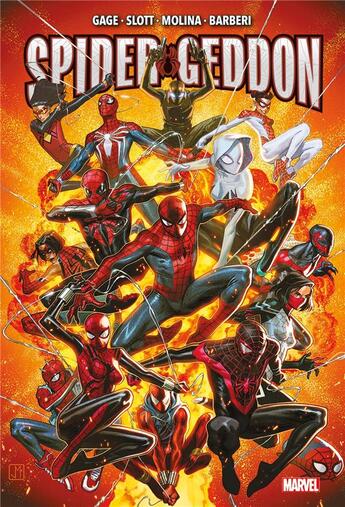 Couverture du livre « Spider-Geddon » de Dan Slott et Jorge Molina et Christos N. Gage et Carlo Barberi aux éditions Panini
