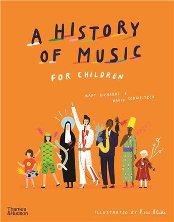Couverture du livre « A history of music for children » de Richards Mary aux éditions Thames & Hudson