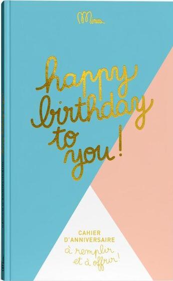 Couverture du livre « Happy birthday to you » de  aux éditions Minus