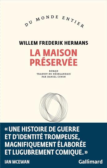 Couverture du livre « La maison préservée » de Willem Frederik Hermans aux éditions Gallimard