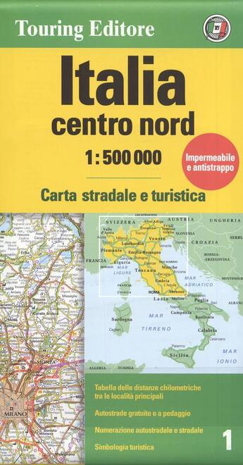 Couverture du livre « **italia centro nord » de  aux éditions Tci