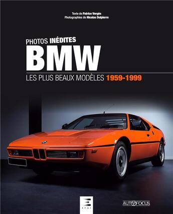 Couverture du livre « BMW, les plus beaux modèles » de Patrice Verges et Nicolas Delpierre aux éditions Etai
