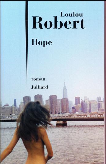 Couverture du livre « Hope » de Loulou Robert aux éditions Julliard