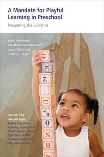 Couverture du livre « A Mandate for Playful Learning in Preschool: Applying the Scientific E » de Singer Dorothy aux éditions Editions Racine