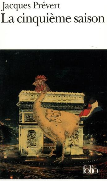 Couverture du livre « La cinquième saison » de Jacques Prevert aux éditions Folio