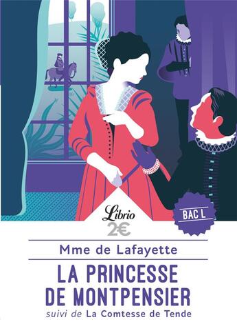 Couverture du livre « La Princesse de Montpensier ; la Contesse de Tende » de Madame De La Fayette aux éditions J'ai Lu