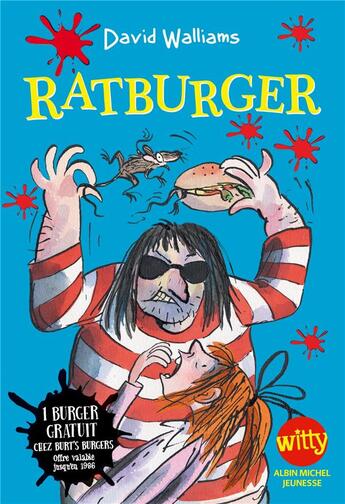 Couverture du livre « Ratburger » de David Walliams aux éditions Albin Michel Jeunesse