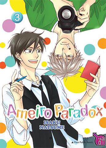 Couverture du livre « Ameiro paradox t.3 » de Isaku Natsume aux éditions Taifu Comics