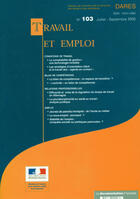 Couverture du livre « Travail et emploi n.103 juillet septembre 2005 » de Ministere De L'Emploi Et De La Solidarite aux éditions Documentation Francaise