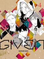 Couverture du livre « Given t.4 » de Kizu Natsuki aux éditions Taifu Comics