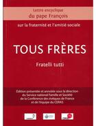 Couverture du livre « Tous frères » de Pape Francois aux éditions Lessius