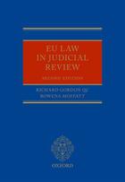 Couverture du livre « EU Law in Judicial Review » de Moffatt Rowena aux éditions Oup Oxford